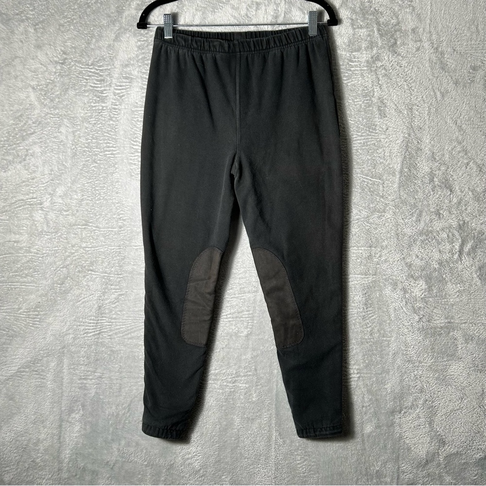 Vintage EQ Riding Pants Breeches Womens Large Black Pull On Equestrian Horseback